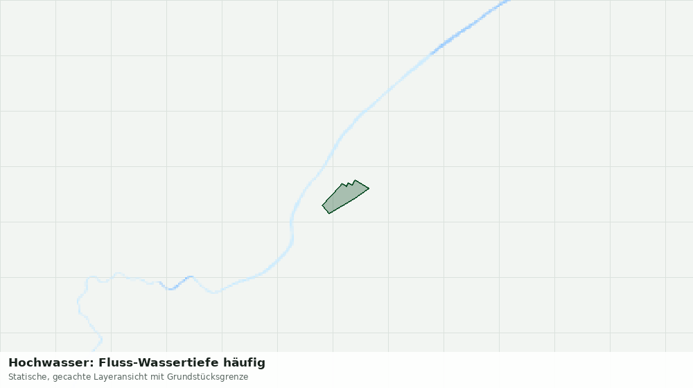Statische Kartenansicht: Hochwasser: Fluss-Wassertiefe häufig