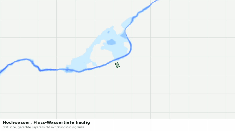 Statische Kartenansicht: Hochwasser: Fluss-Wassertiefe häufig