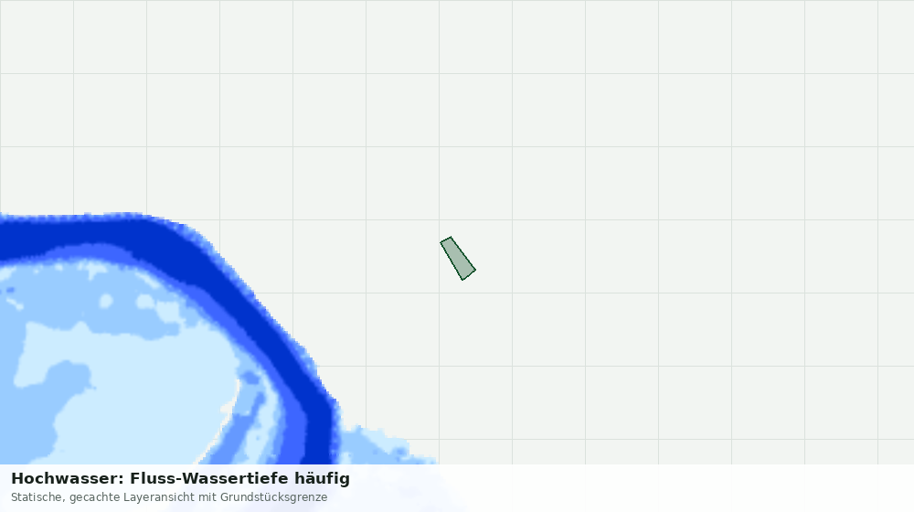 Statische Kartenansicht: Hochwasser: Fluss-Wassertiefe häufig