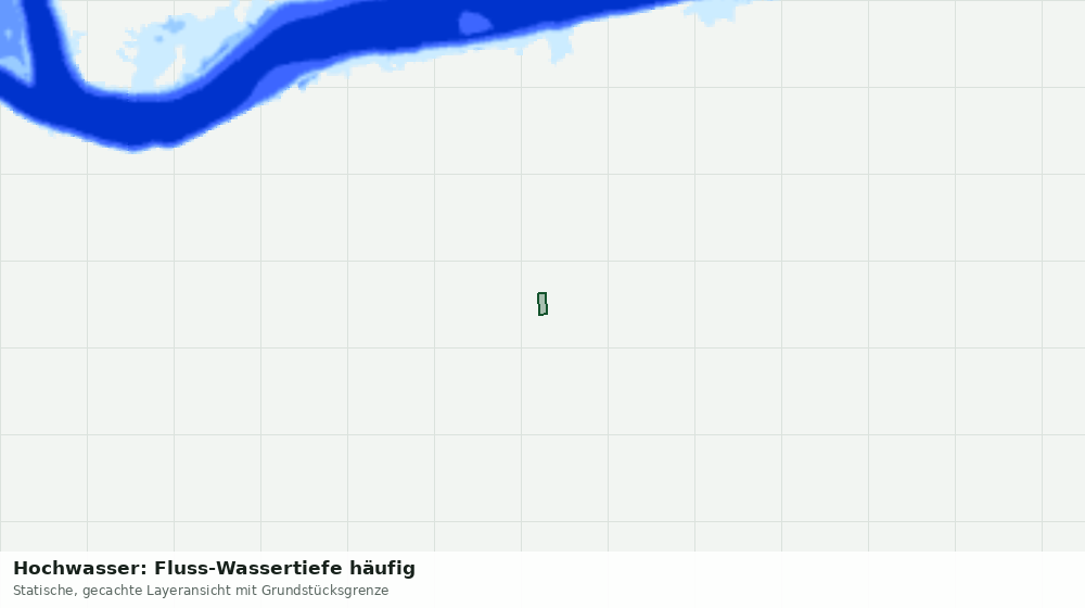 Statische Kartenansicht: Hochwasser: Fluss-Wassertiefe häufig