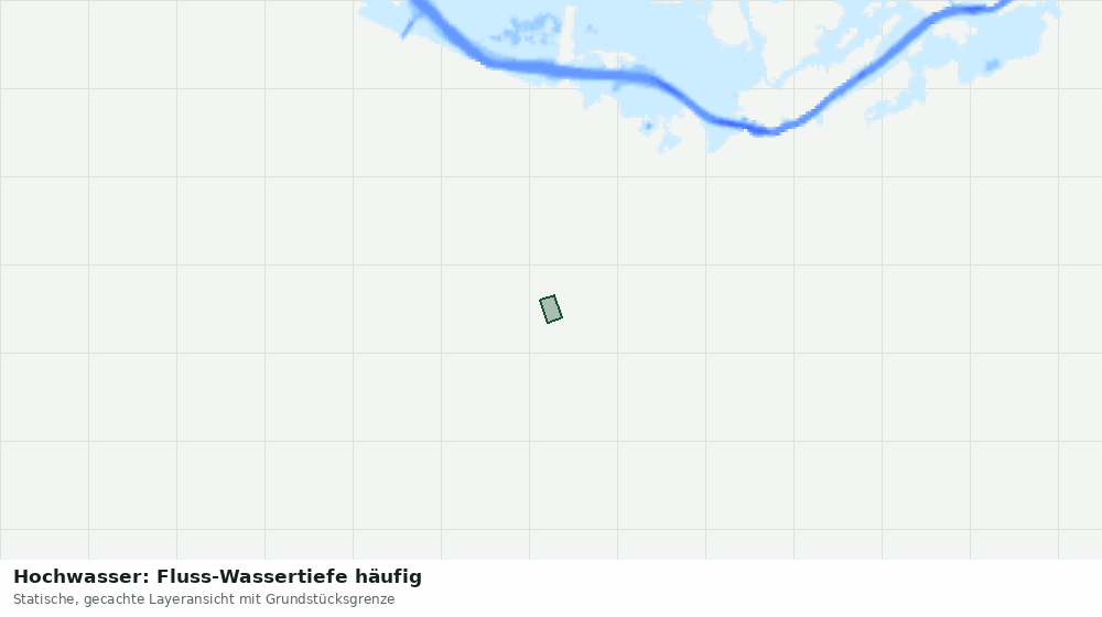 Statische Kartenansicht: Hochwasser: Fluss-Wassertiefe häufig