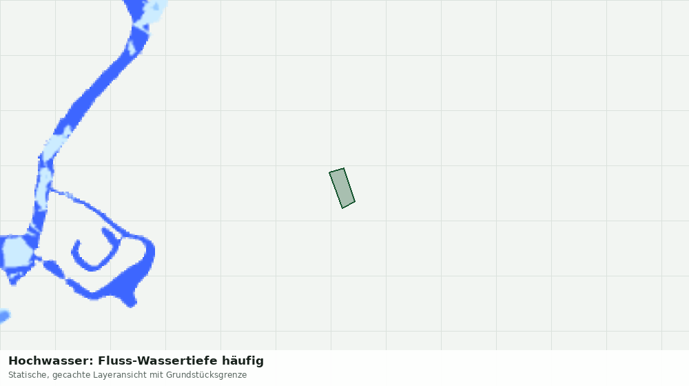 Statische Kartenansicht: Hochwasser: Fluss-Wassertiefe häufig