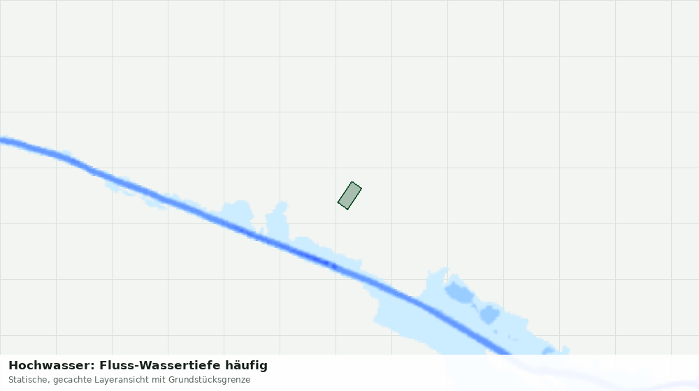 Statische Kartenansicht: Hochwasser: Fluss-Wassertiefe häufig