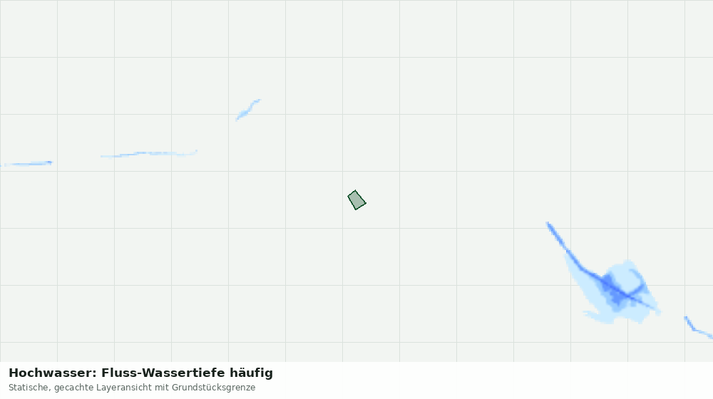 Statische Kartenansicht: Hochwasser: Fluss-Wassertiefe häufig