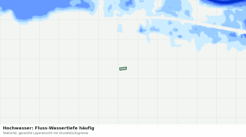 Statische Kartenansicht: Hochwasser: Fluss-Wassertiefe häufig