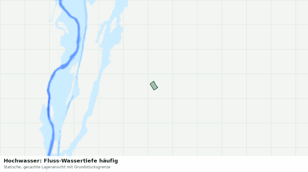 Statische Kartenansicht: Hochwasser: Fluss-Wassertiefe häufig