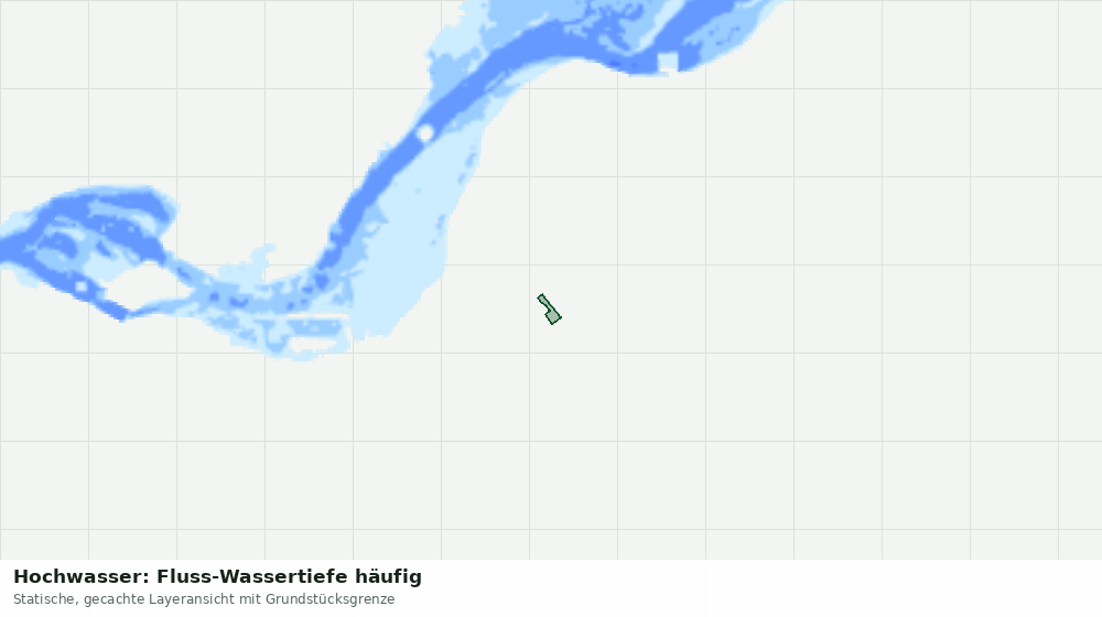 Statische Kartenansicht: Hochwasser: Fluss-Wassertiefe häufig