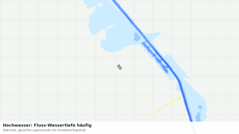 Statische Kartenansicht: Hochwasser: Fluss-Wassertiefe häufig