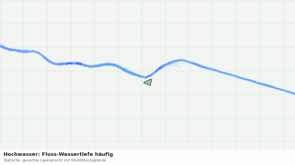 Statische Kartenansicht: Hochwasser: Fluss-Wassertiefe häufig