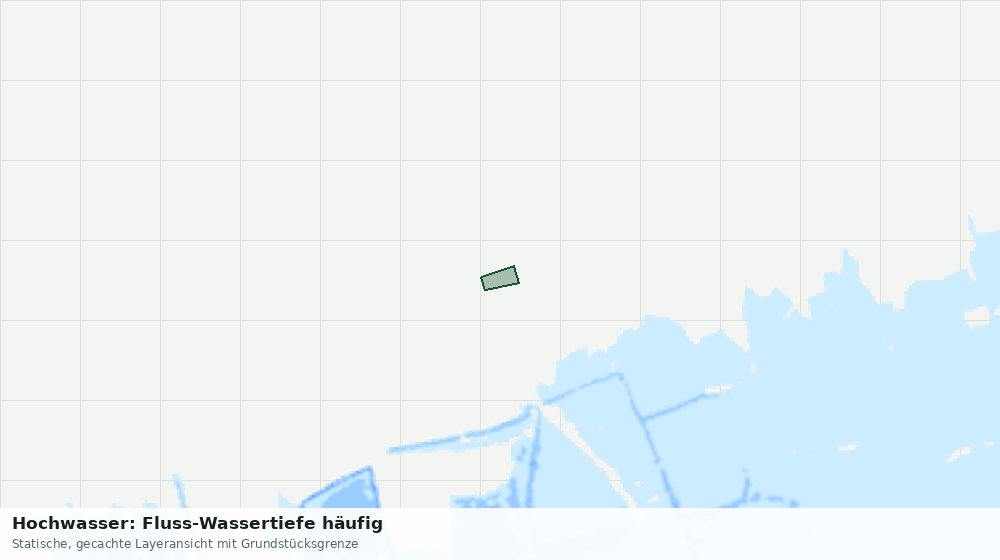 Statische Kartenansicht: Hochwasser: Fluss-Wassertiefe häufig