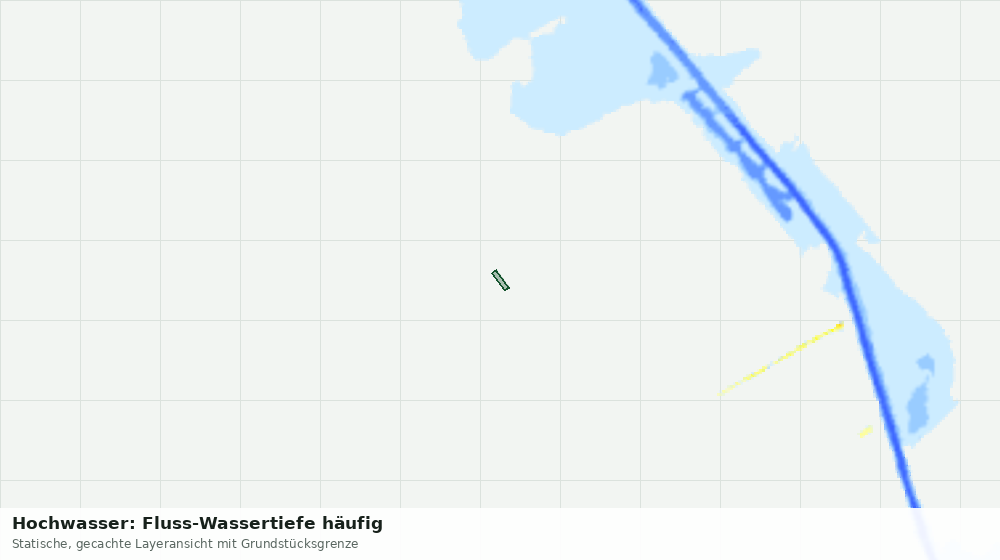 Statische Kartenansicht: Hochwasser: Fluss-Wassertiefe häufig