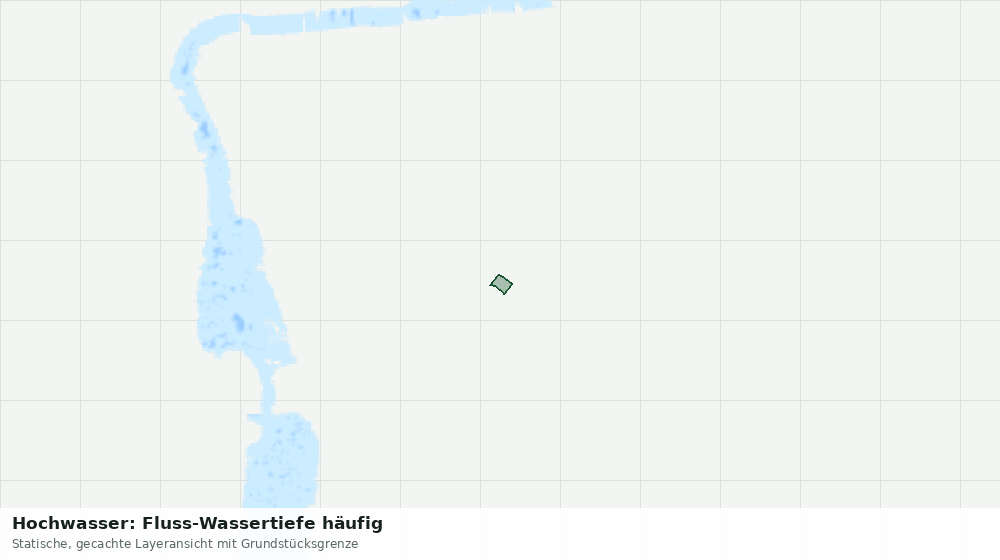 Statische Kartenansicht: Hochwasser: Fluss-Wassertiefe häufig