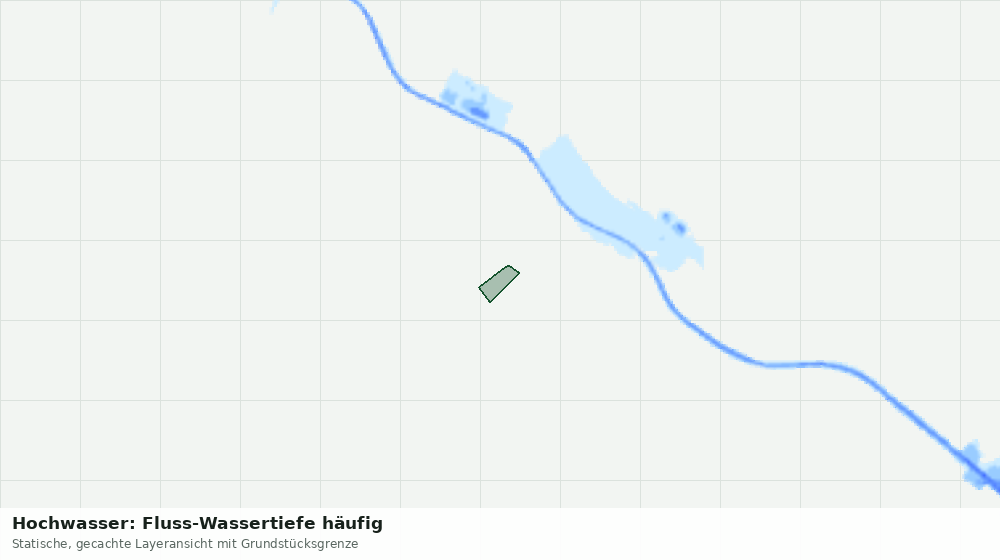 Statische Kartenansicht: Hochwasser: Fluss-Wassertiefe häufig
