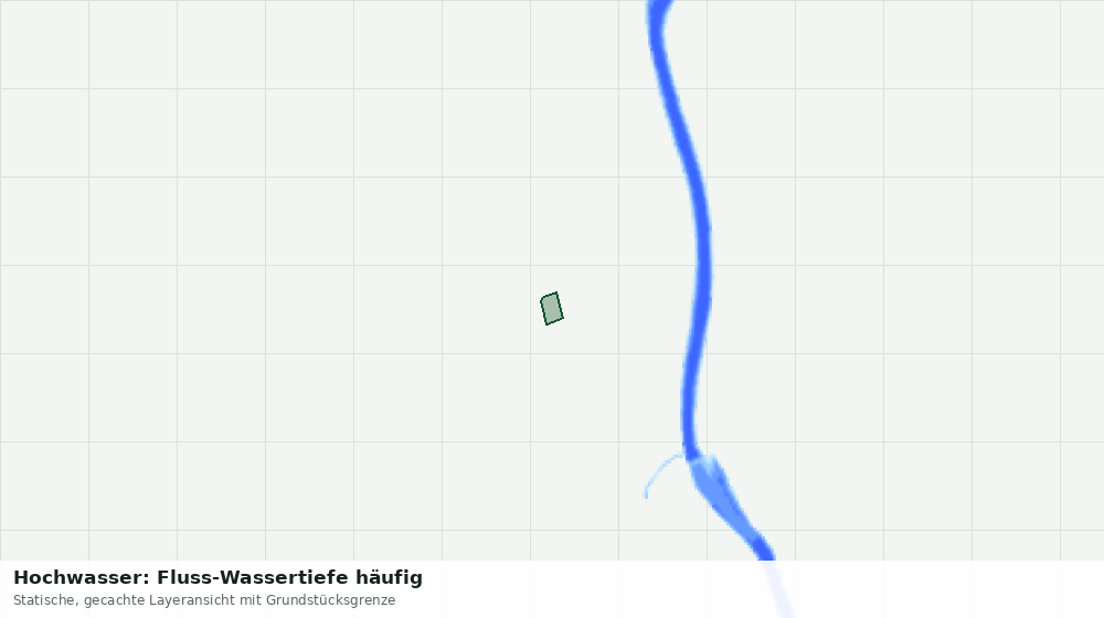 Statische Kartenansicht: Hochwasser: Fluss-Wassertiefe häufig