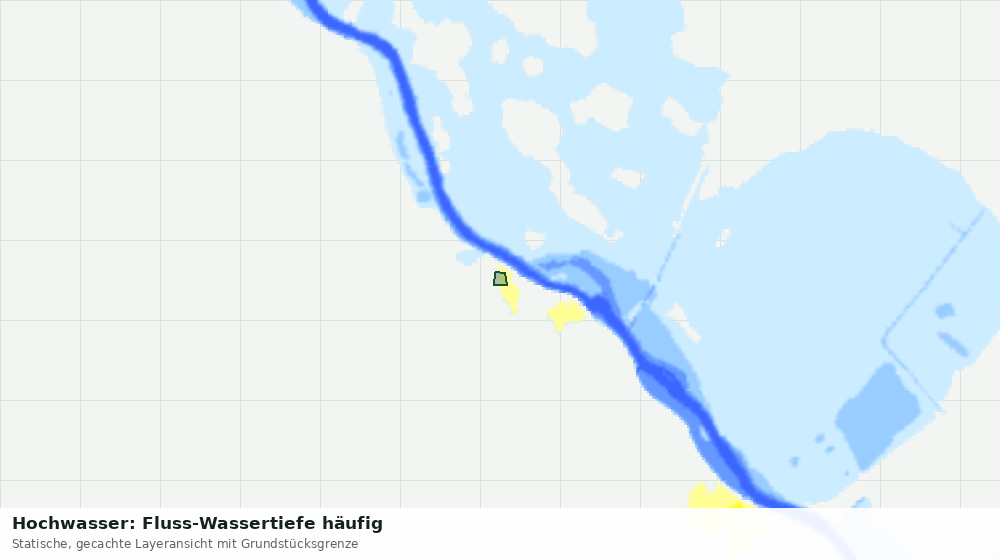 Statische Kartenansicht: Hochwasser: Fluss-Wassertiefe häufig