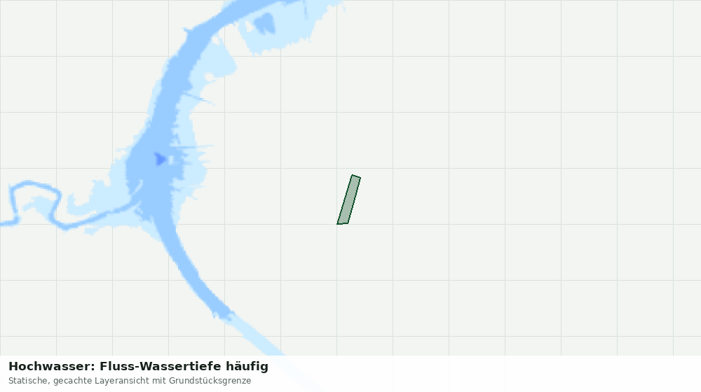 Statische Kartenansicht: Hochwasser: Fluss-Wassertiefe häufig