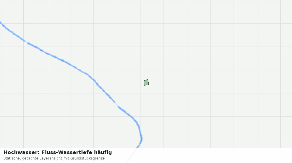 Statische Kartenansicht: Hochwasser: Fluss-Wassertiefe häufig
