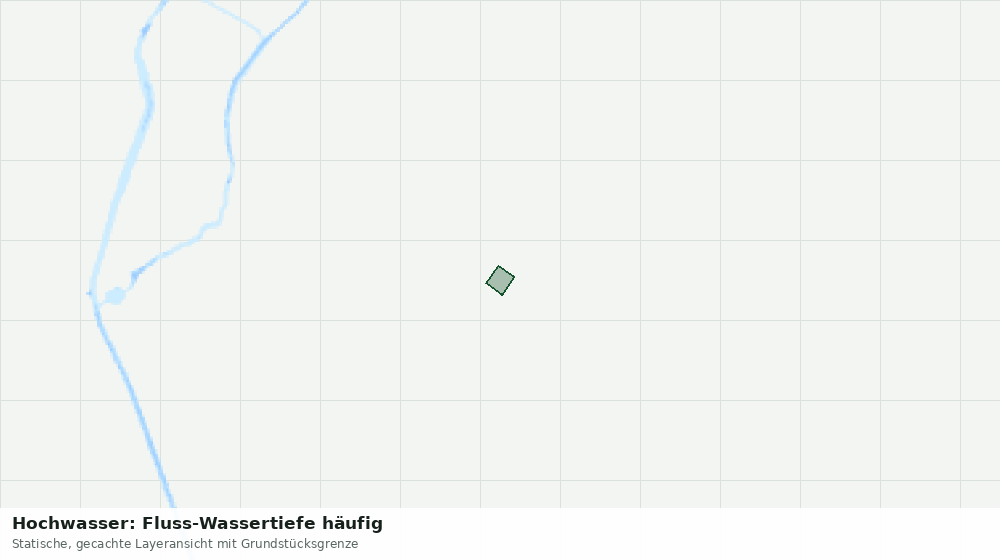 Statische Kartenansicht: Hochwasser: Fluss-Wassertiefe häufig