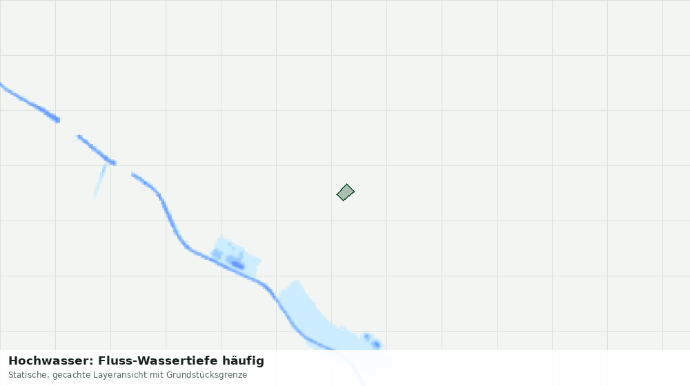 Statische Kartenansicht: Hochwasser: Fluss-Wassertiefe häufig