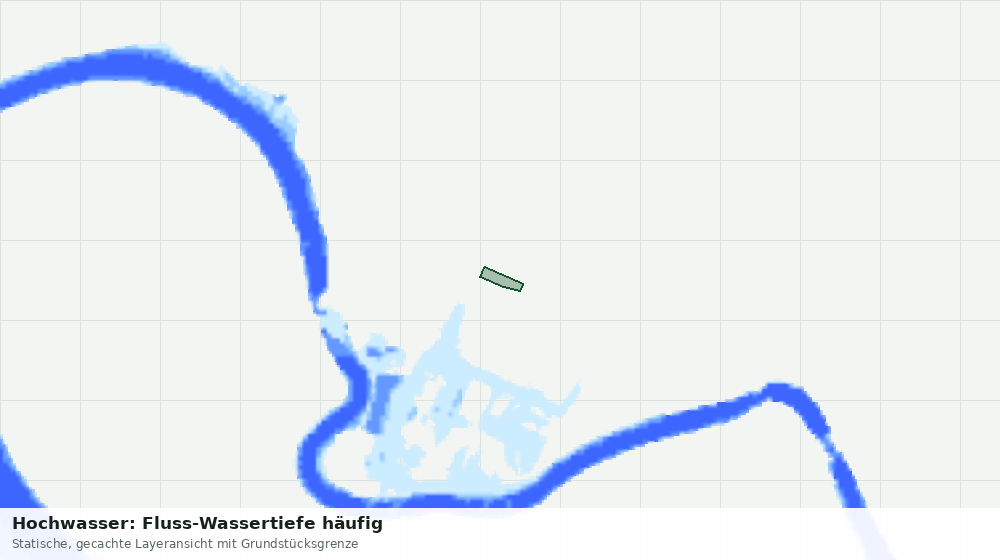 Statische Kartenansicht: Hochwasser: Fluss-Wassertiefe häufig