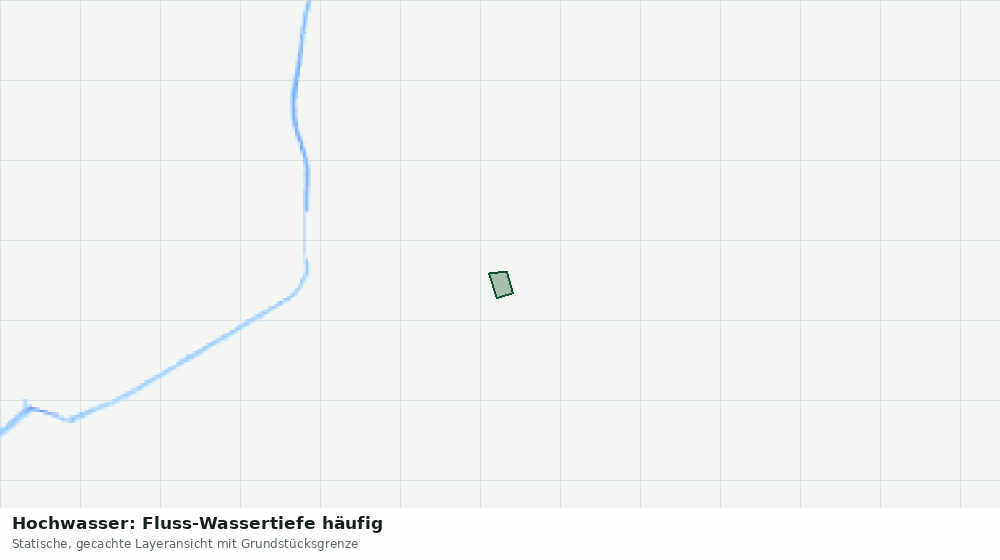 Statische Kartenansicht: Hochwasser: Fluss-Wassertiefe häufig