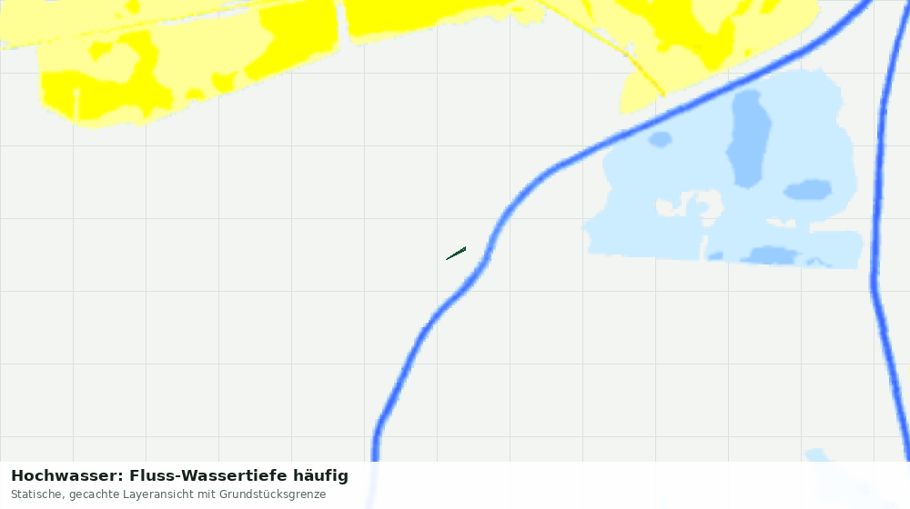 Statische Kartenansicht: Hochwasser: Fluss-Wassertiefe häufig