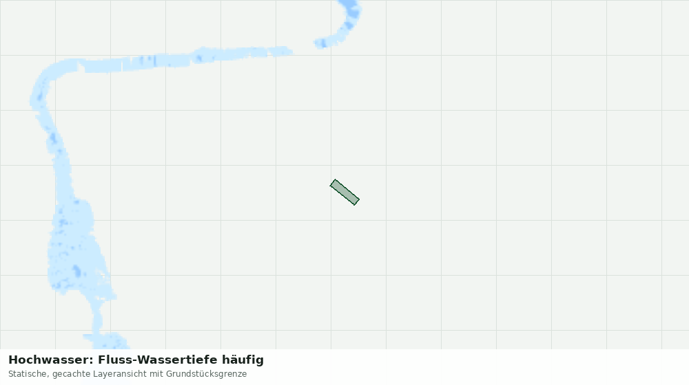 Statische Kartenansicht: Hochwasser: Fluss-Wassertiefe häufig