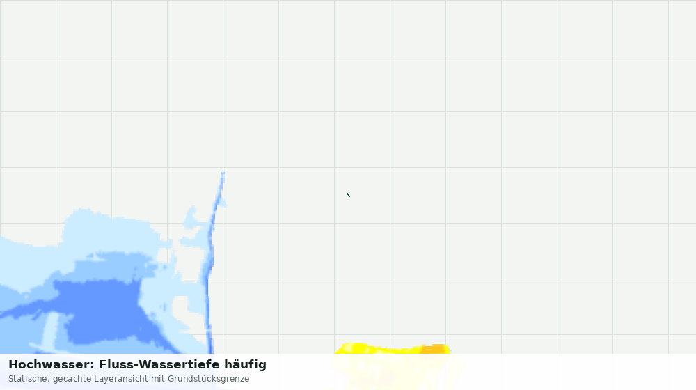 Statische Kartenansicht: Hochwasser: Fluss-Wassertiefe häufig