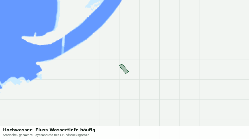 Statische Kartenansicht: Hochwasser: Fluss-Wassertiefe häufig
