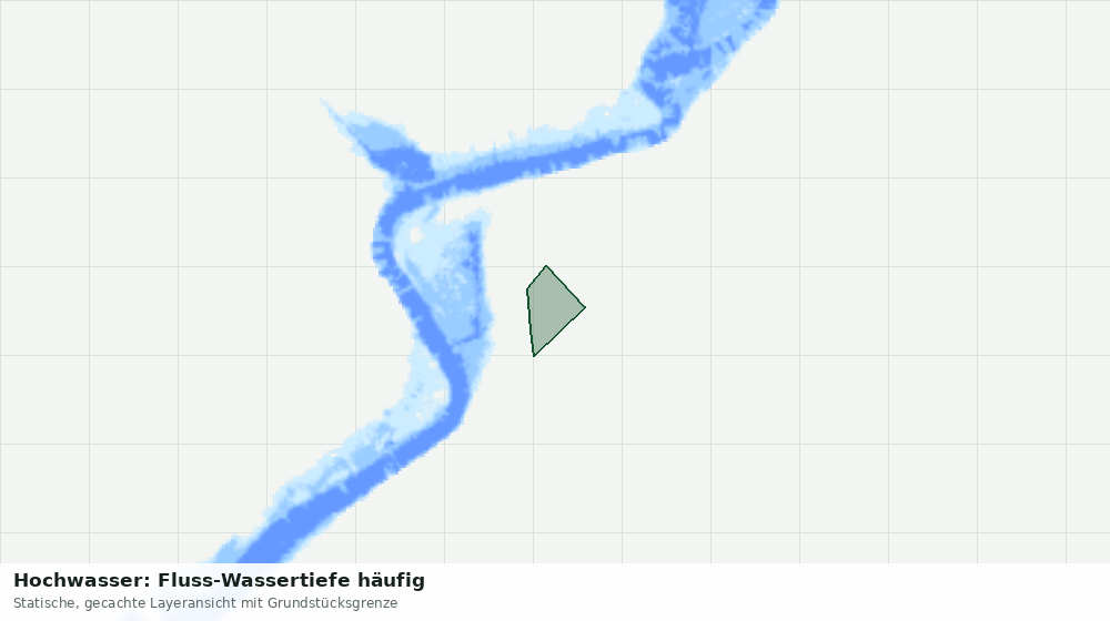 Statische Kartenansicht: Hochwasser: Fluss-Wassertiefe häufig