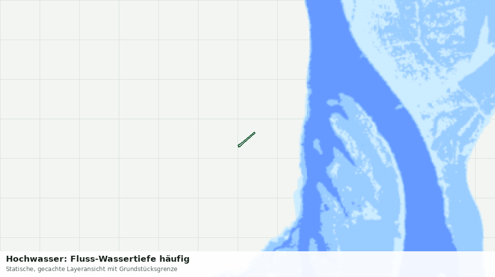 Statische Kartenansicht: Hochwasser: Fluss-Wassertiefe häufig