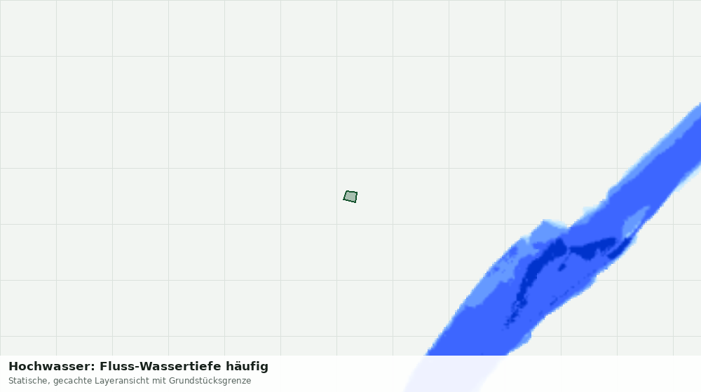 Statische Kartenansicht: Hochwasser: Fluss-Wassertiefe häufig
