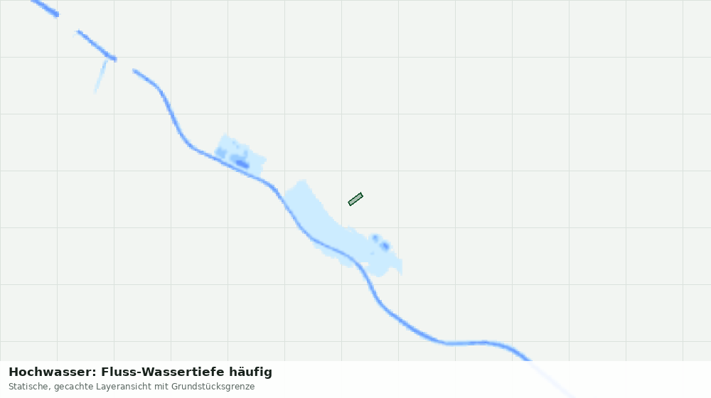 Statische Kartenansicht: Hochwasser: Fluss-Wassertiefe häufig