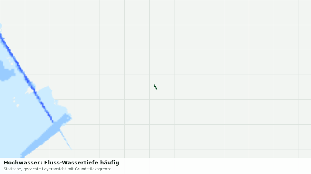 Statische Kartenansicht: Hochwasser: Fluss-Wassertiefe häufig