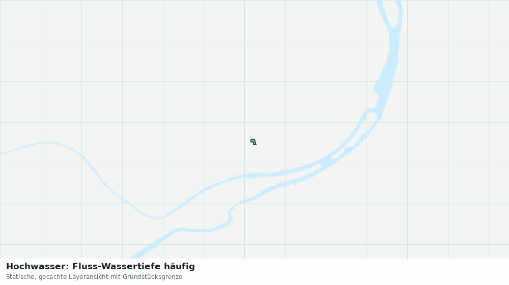 Statische Kartenansicht: Hochwasser: Fluss-Wassertiefe häufig