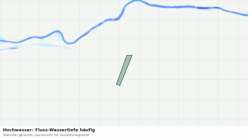 Statische Kartenansicht: Hochwasser: Fluss-Wassertiefe häufig