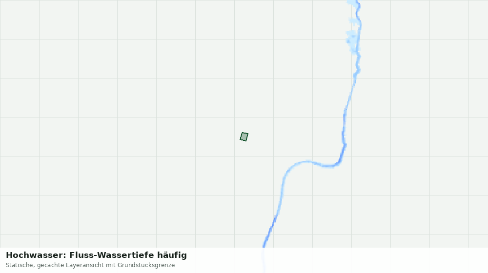 Statische Kartenansicht: Hochwasser: Fluss-Wassertiefe häufig