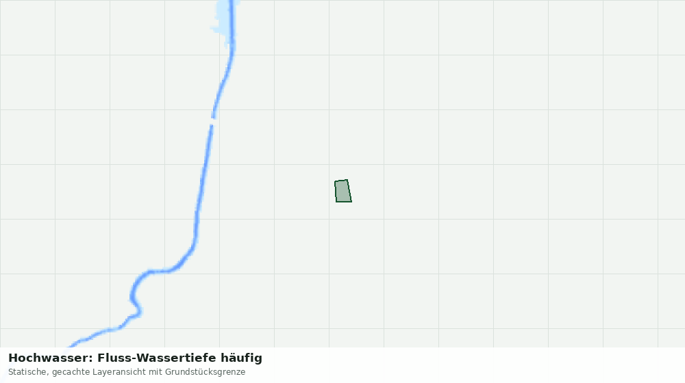 Statische Kartenansicht: Hochwasser: Fluss-Wassertiefe häufig
