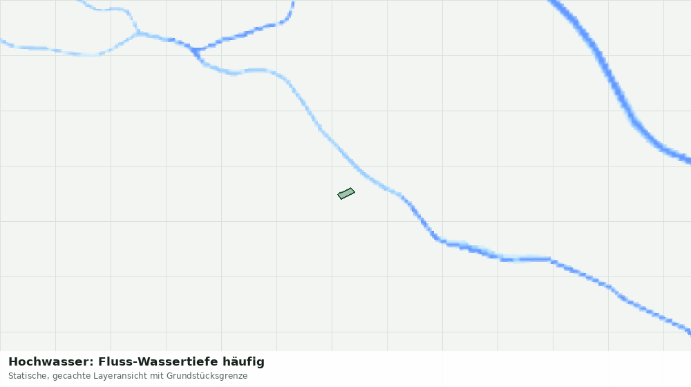 Statische Kartenansicht: Hochwasser: Fluss-Wassertiefe häufig