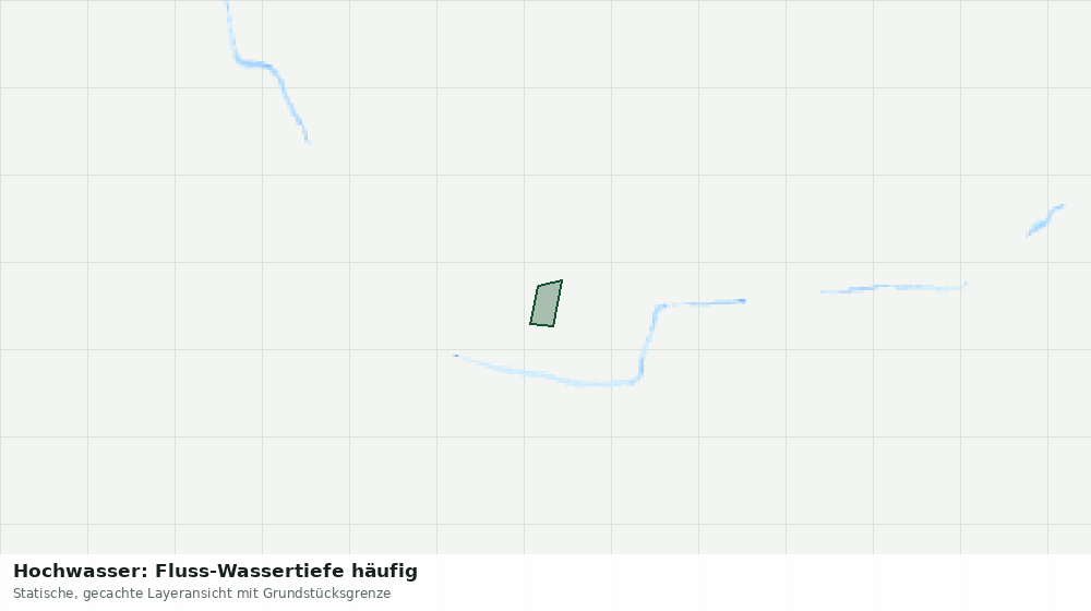 Statische Kartenansicht: Hochwasser: Fluss-Wassertiefe häufig