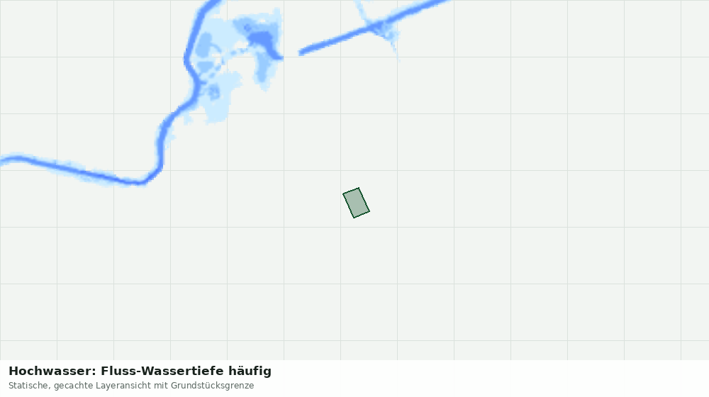 Statische Kartenansicht: Hochwasser: Fluss-Wassertiefe häufig