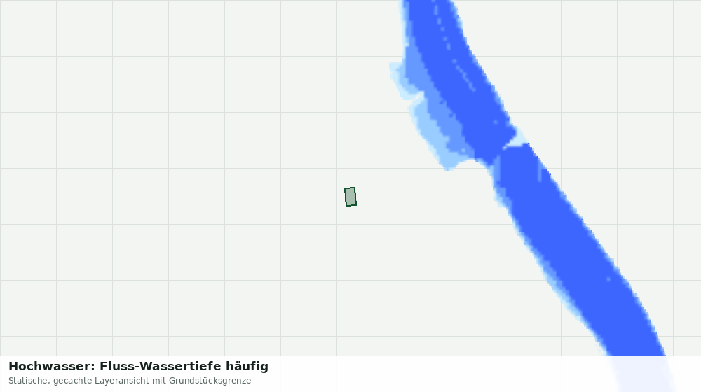 Statische Kartenansicht: Hochwasser: Fluss-Wassertiefe häufig