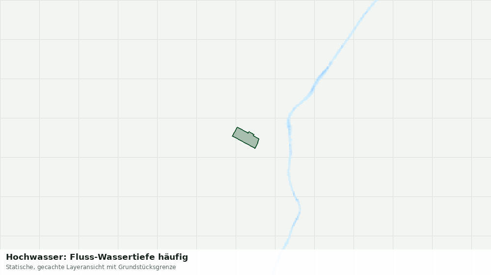Statische Kartenansicht: Hochwasser: Fluss-Wassertiefe häufig