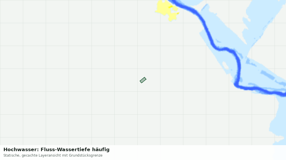 Statische Kartenansicht: Hochwasser: Fluss-Wassertiefe häufig