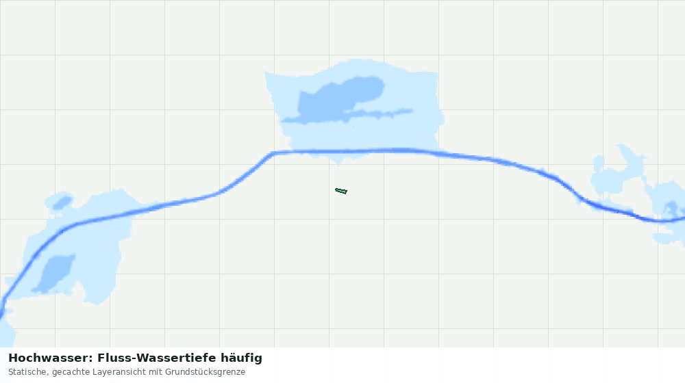 Statische Kartenansicht: Hochwasser: Fluss-Wassertiefe häufig