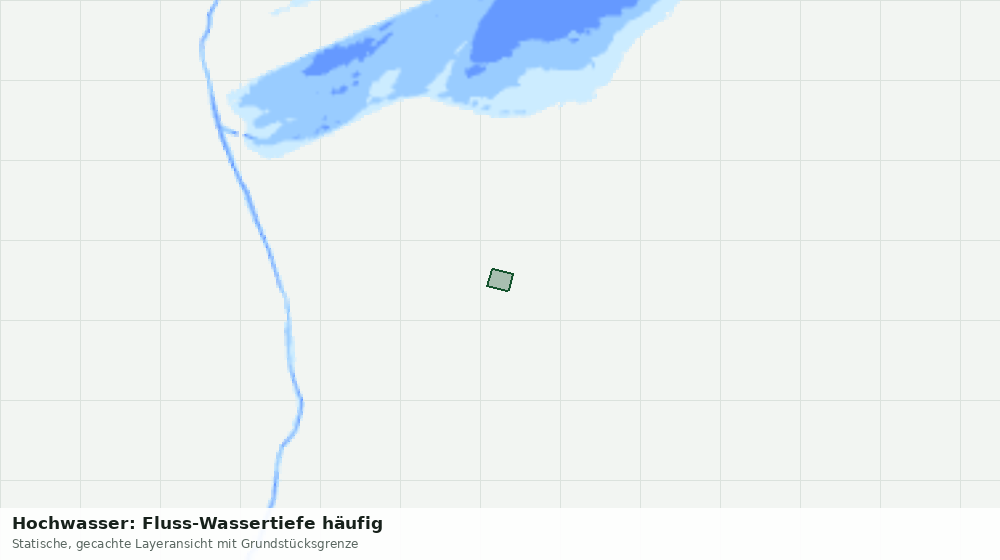 Statische Kartenansicht: Hochwasser: Fluss-Wassertiefe häufig