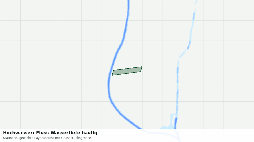 Statische Kartenansicht: Hochwasser: Fluss-Wassertiefe häufig