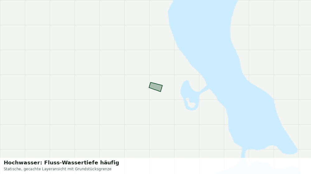 Statische Kartenansicht: Hochwasser: Fluss-Wassertiefe häufig