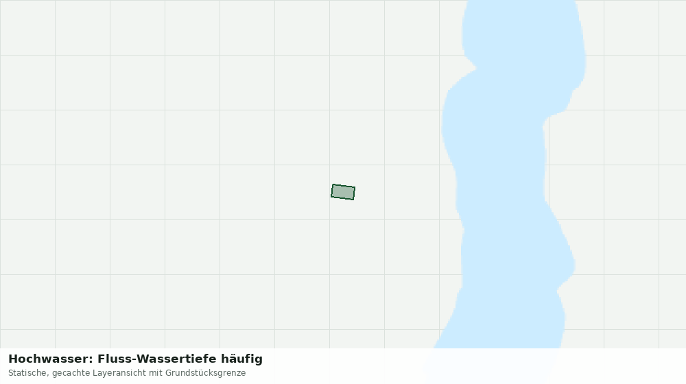 Statische Kartenansicht: Hochwasser: Fluss-Wassertiefe häufig