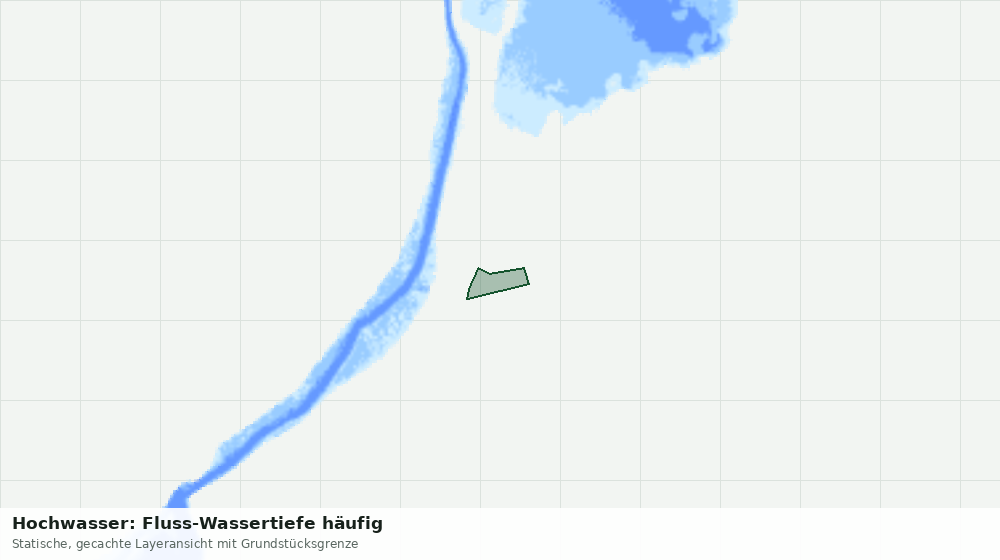 Statische Kartenansicht: Hochwasser: Fluss-Wassertiefe häufig
